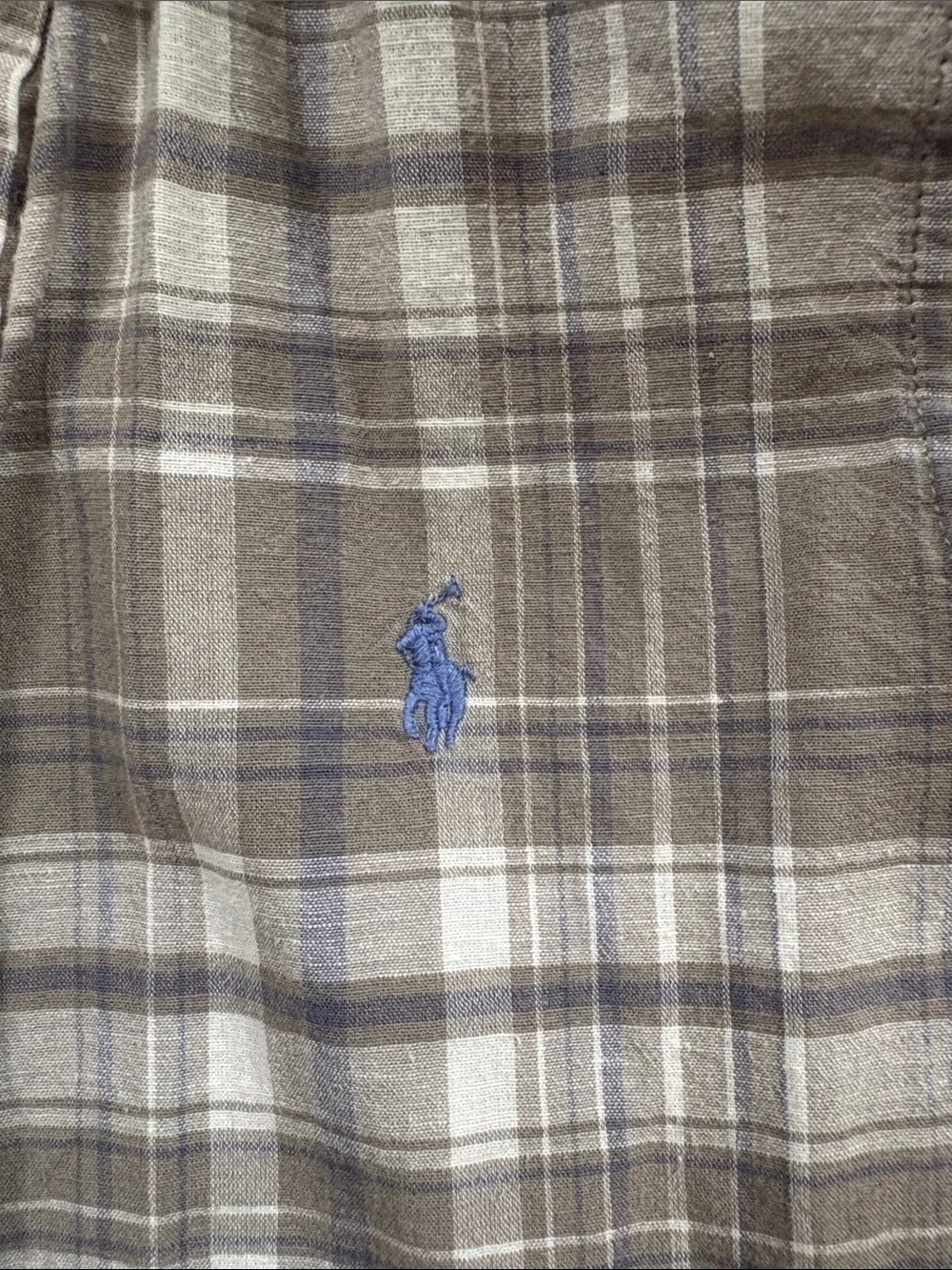 Lightweight Ralph Lauren Plaid Button-Down shirt